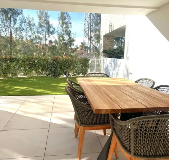Sale of ground floor apartment in Cabopino