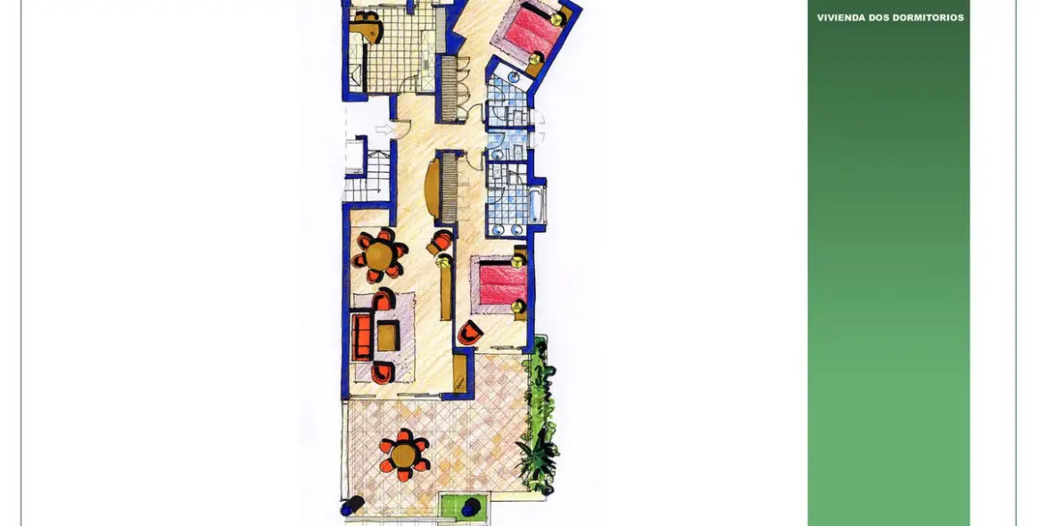 Продажа апартаментов на среднем этаже в Río Real 9