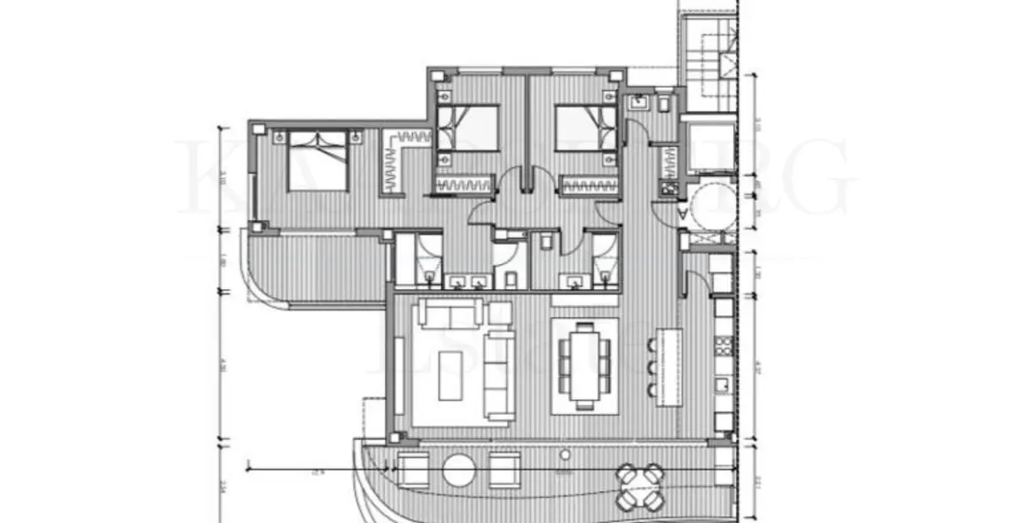 Продажа апартаментов на среднем этаже в Higueron 48