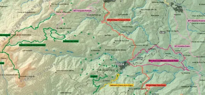 Venta de parcela residencial en Tolox 2