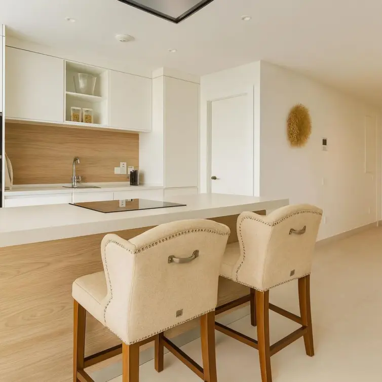 Venta de apartamento en planta media en Higueron