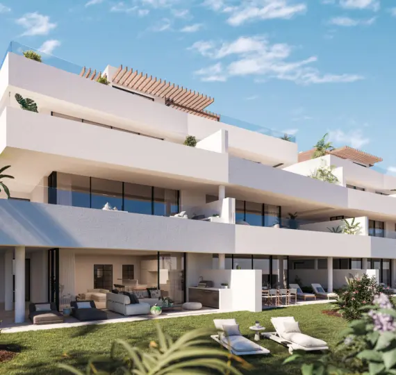 Продажа апартаментов на первом этаже в Estepona