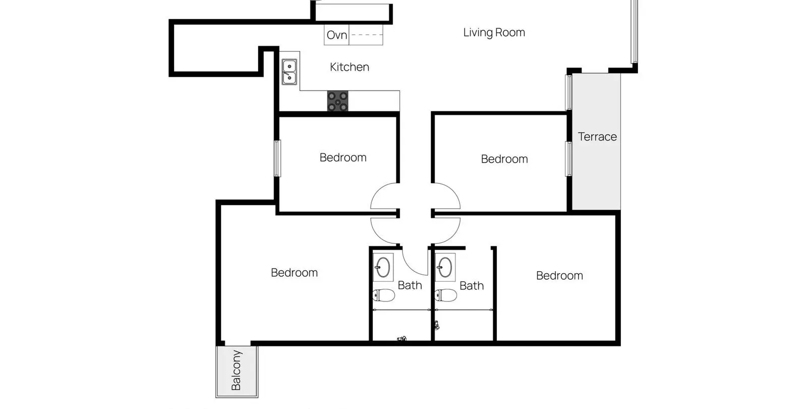 Sale of middle floor apartment in El Palo 18