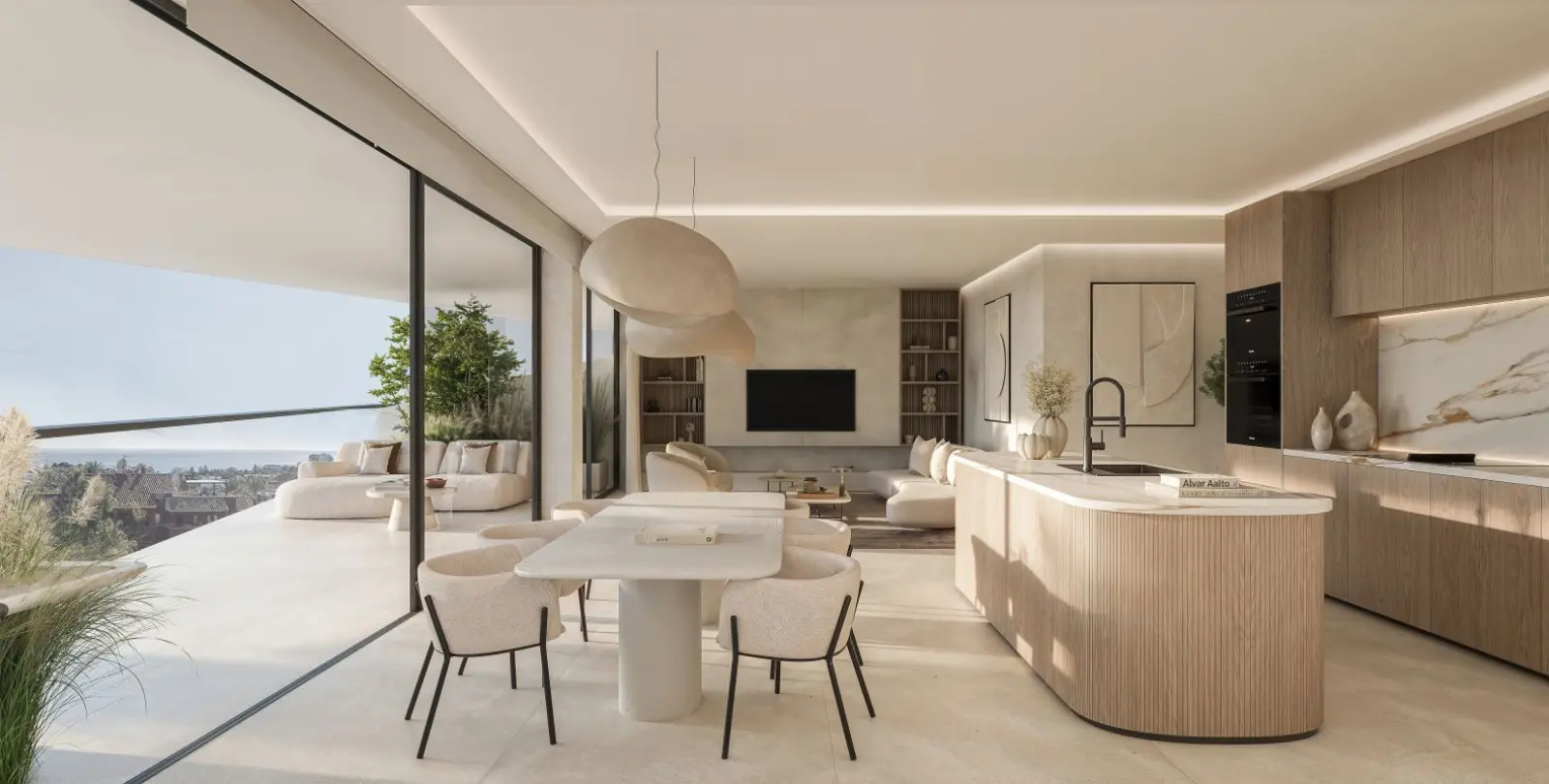 Sale of ground floor apartment in New Golden Mile 14