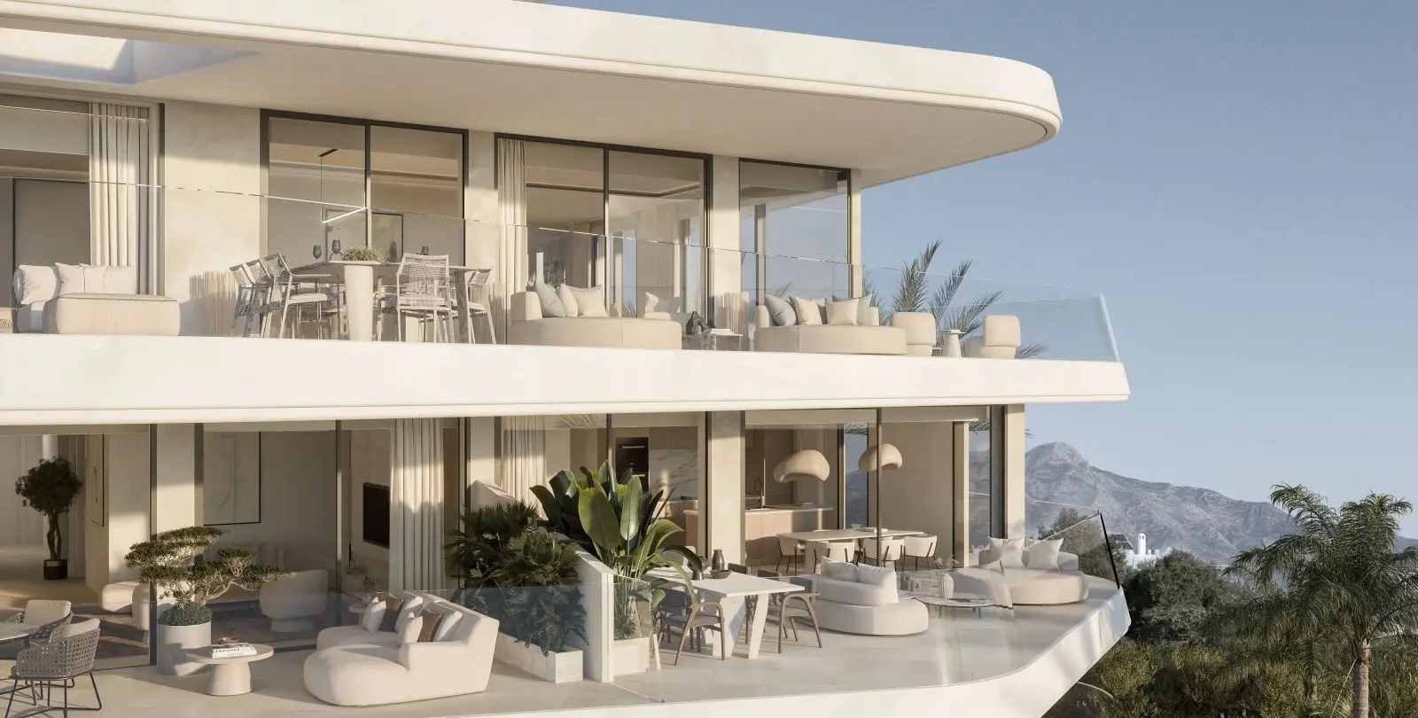 Sale of ground floor apartment in New Golden Mile 22