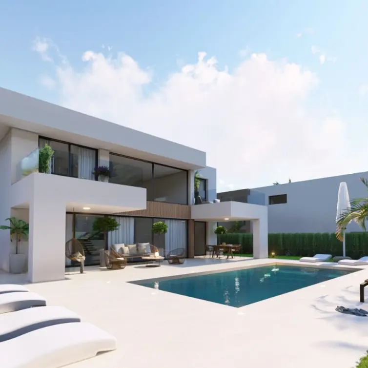 Venta de villa independiente en La Duquesa