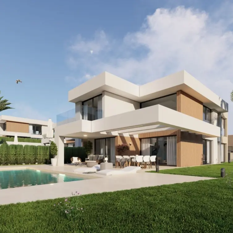 Venta de villa independiente en La Duquesa