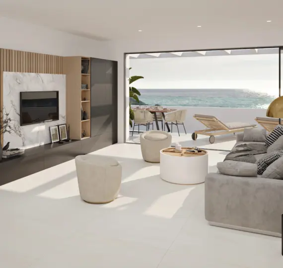 Venta de apartamento en planta media en Estepona