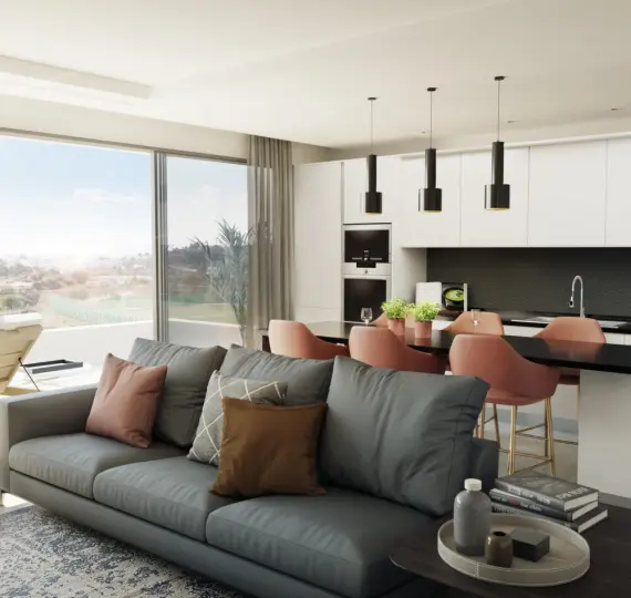 Venta de apartamento en planta media en Estepona