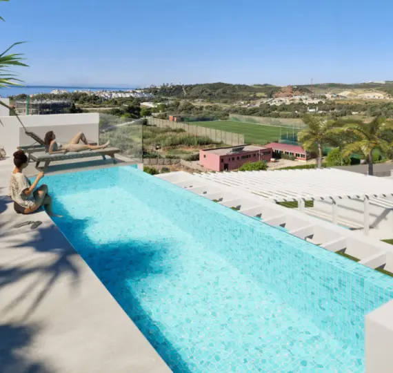 Venta de apartamento en planta media en Estepona