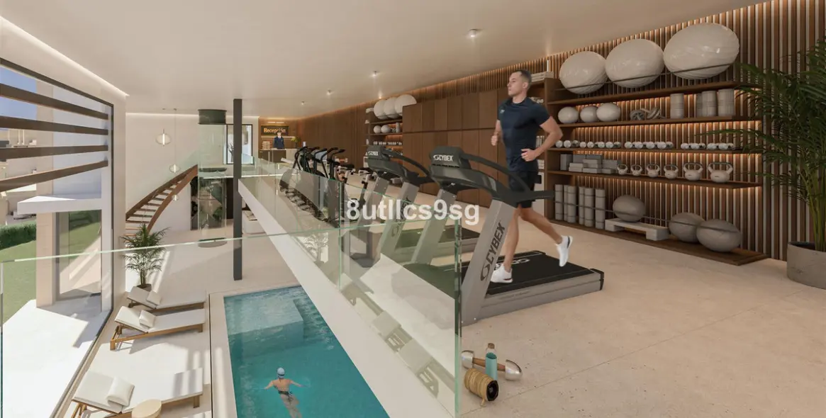 Venta de apartamento en planta media en Aloha 43