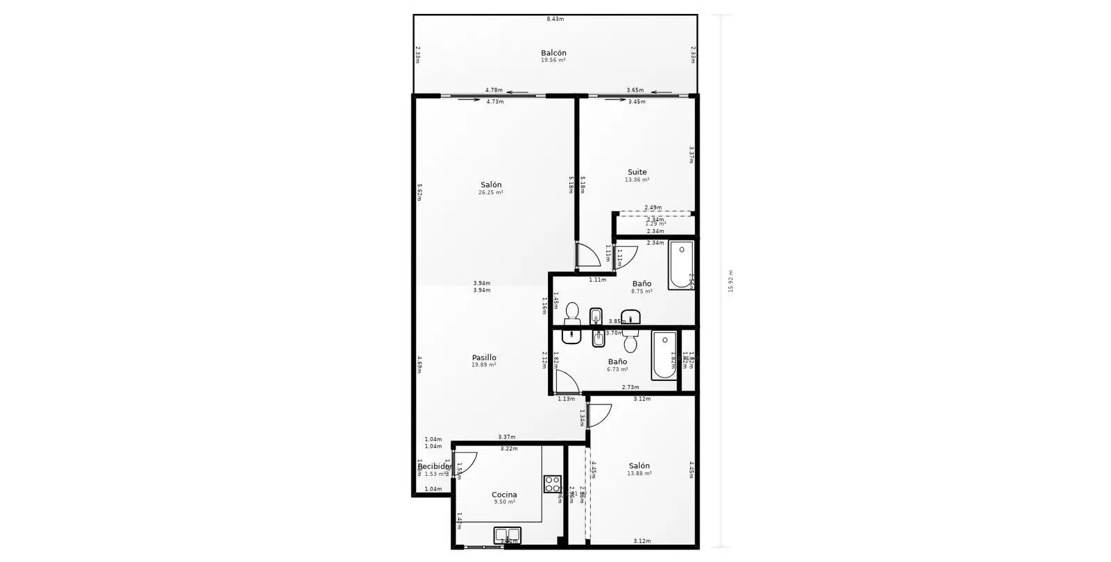 Venta de apartamento en planta media en Marbella 30