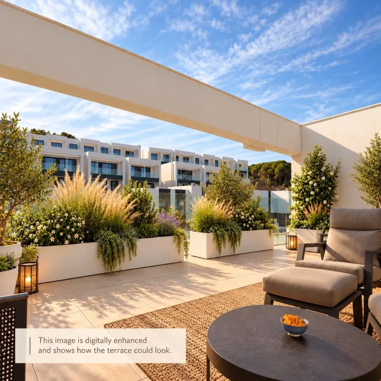 Sale of penthouse in Elviria