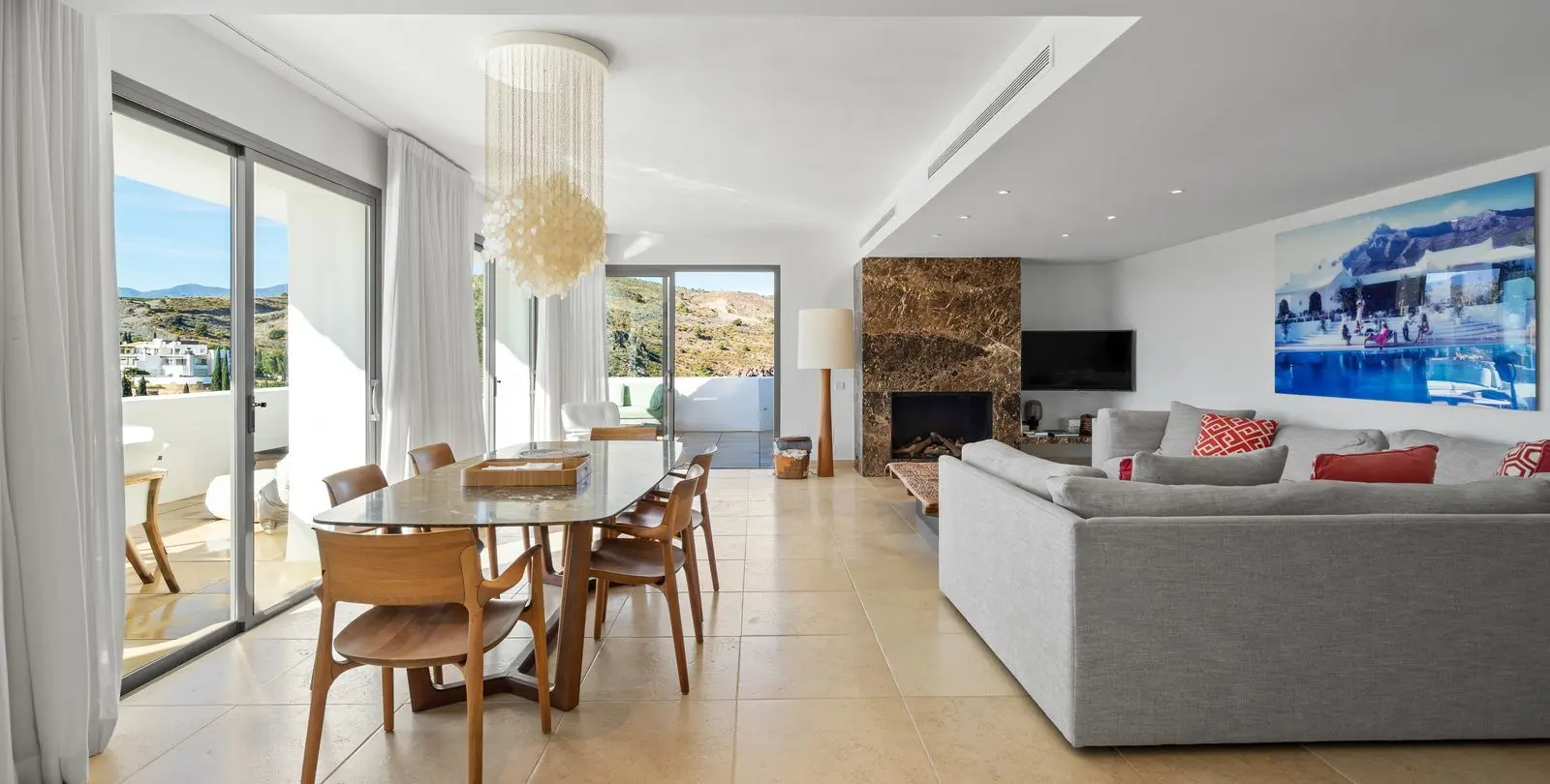 Sale of penthouse duplex in Los Flamingos 3