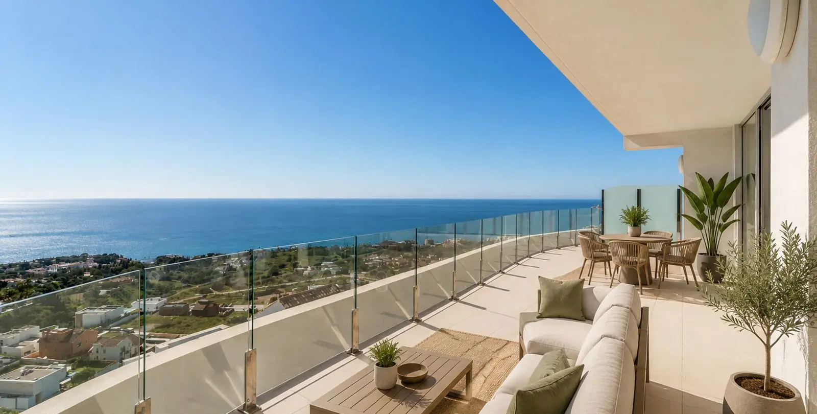Продажа двухуровневого пентхауса в Benalmadena Pueblo 1