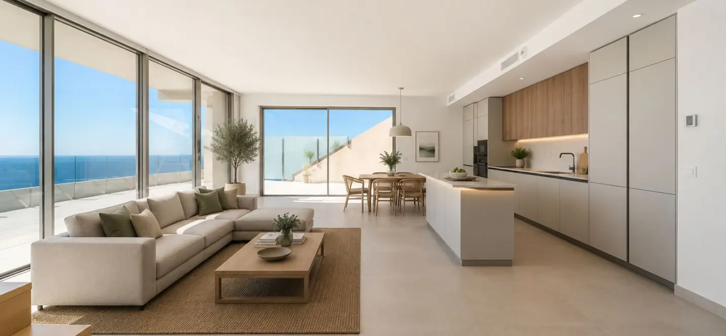 Продажа двухуровневого пентхауса в Benalmadena Pueblo 1