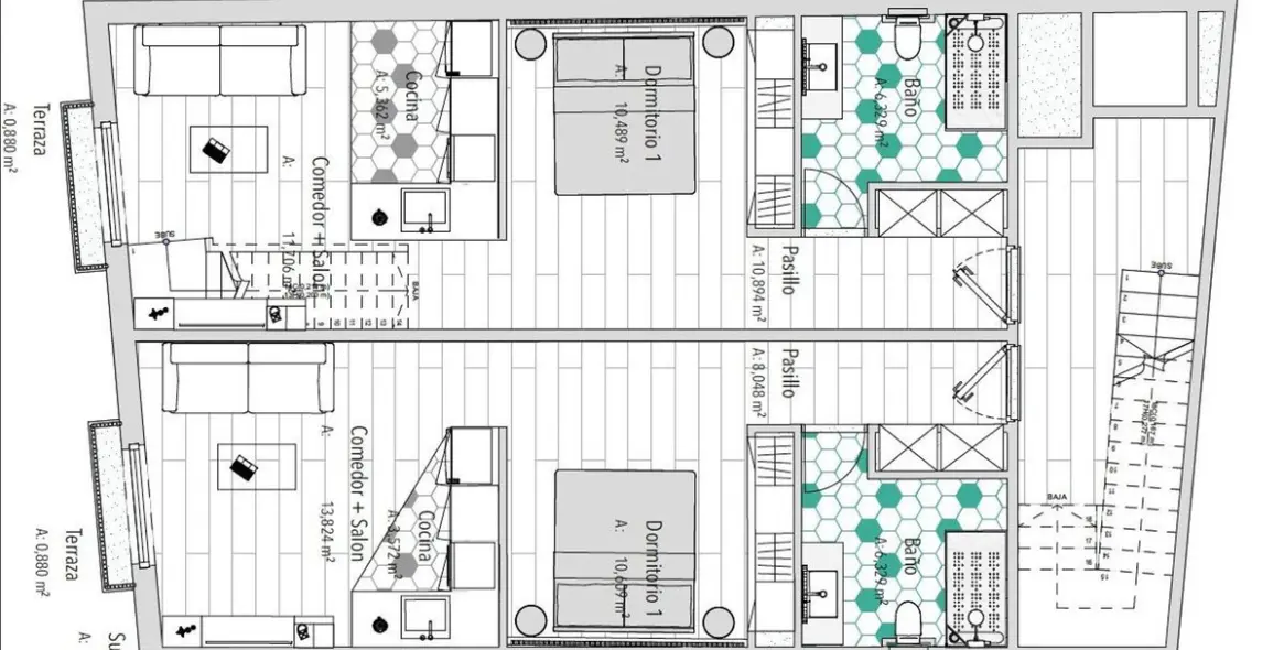 Venta de complejo de apartamentos en Capuchinos 10