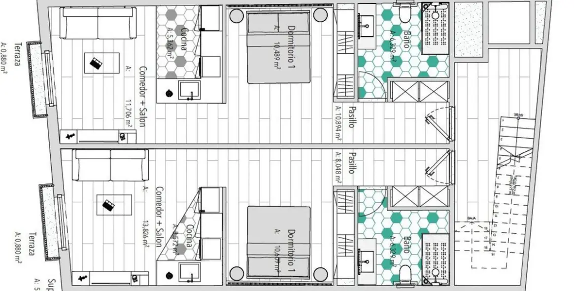 Venta de complejo de apartamentos en Capuchinos 13