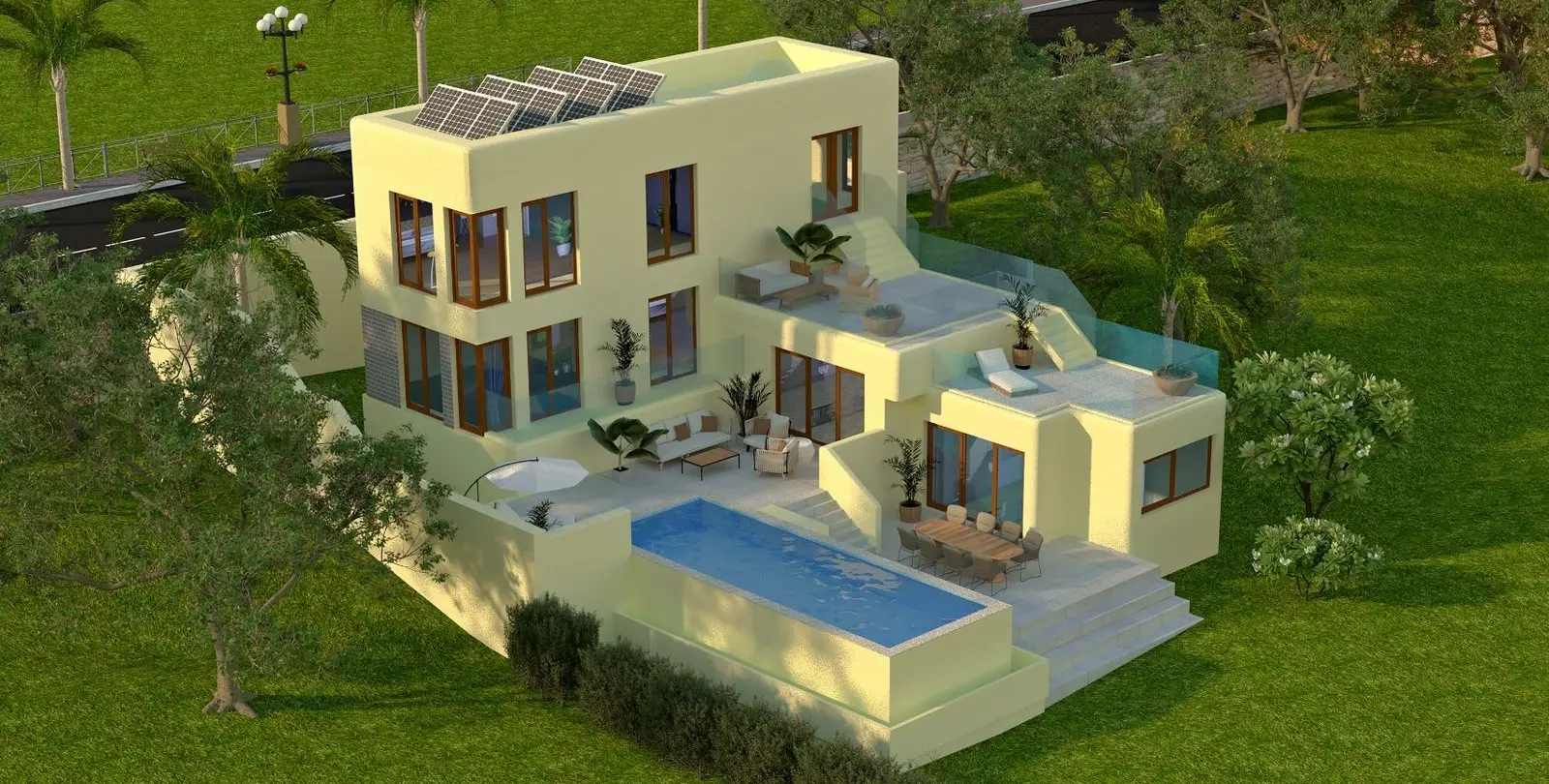 Venta de villa independiente en Estepona 1