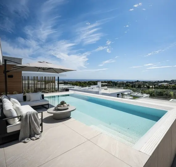 Продажа двухуровневого пентхауса в Marbella