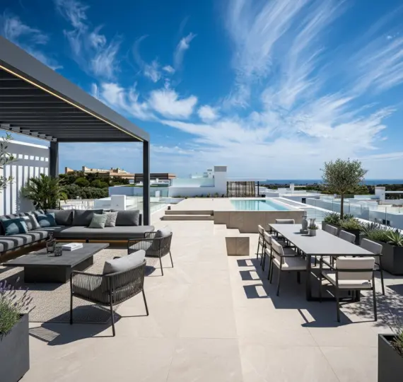 Продажа двухуровневого пентхауса в Marbella