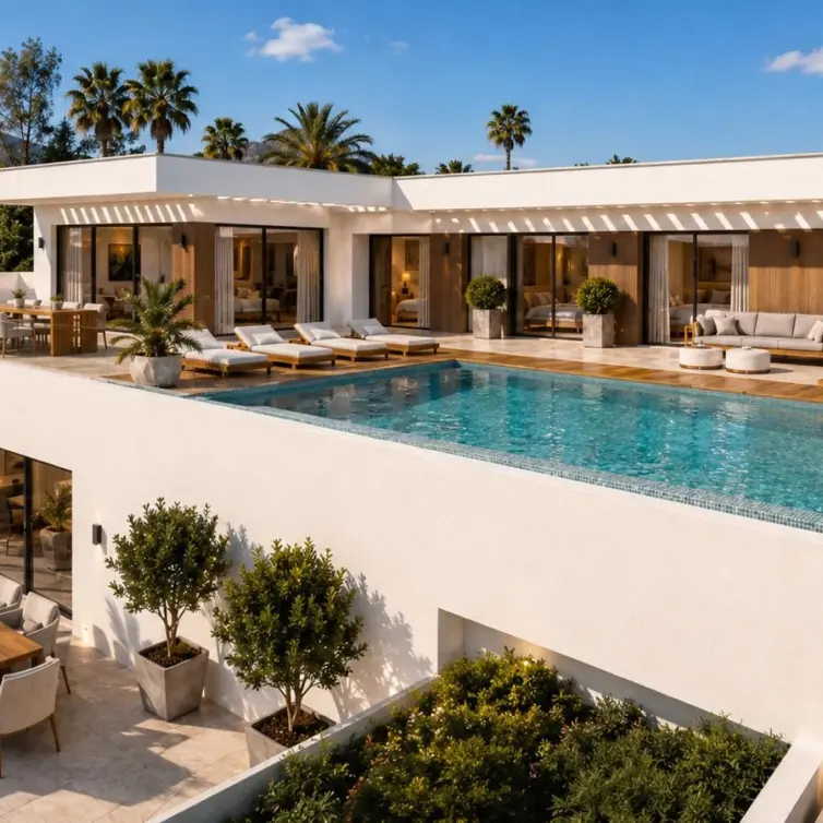 Sale of detached villa in Casares Playa