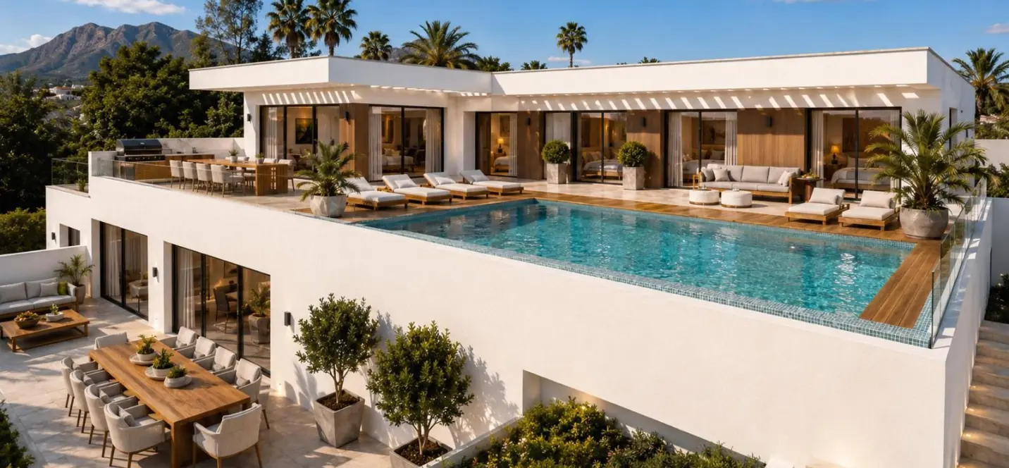 Sale of detached villa in Casares Playa 1