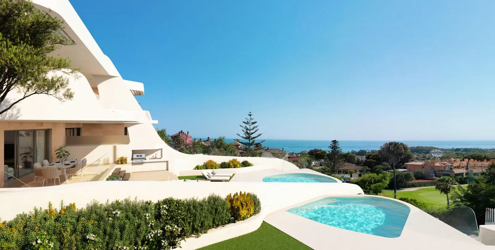 Продажа двухуровневых апартаментов в Marbella 1