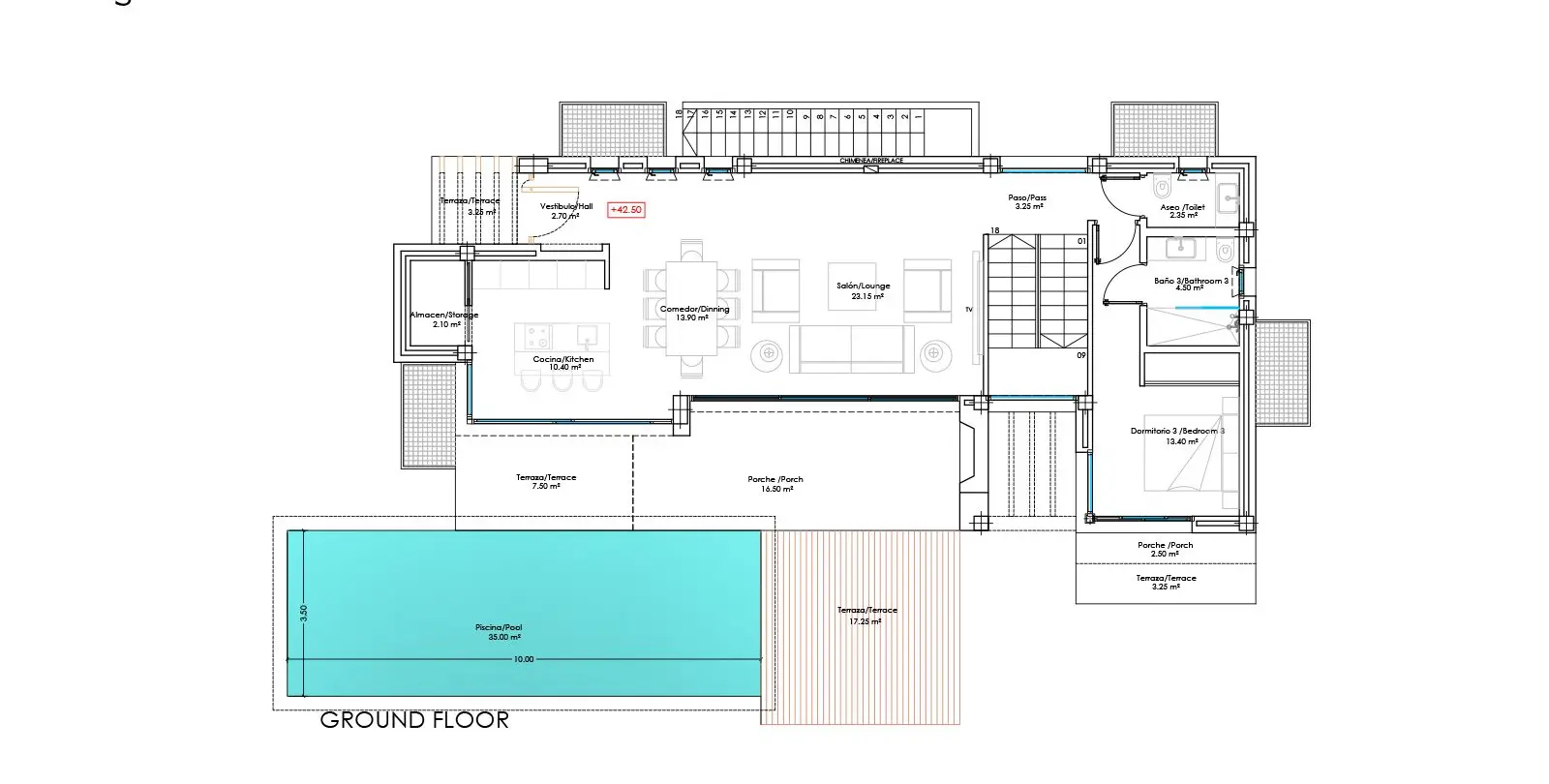 Venta de villa independiente en Atalaya 35