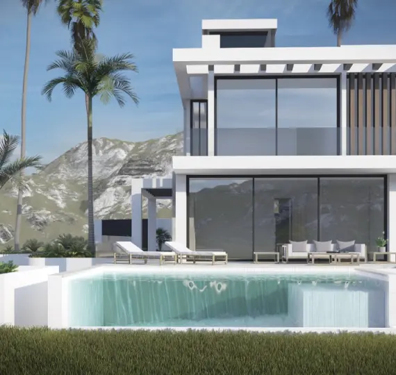 Venta de villa independiente en Estepona