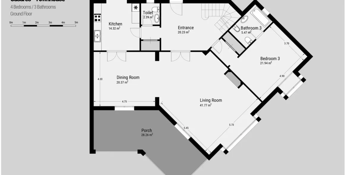 Sale of detached villa in Casares Playa 43