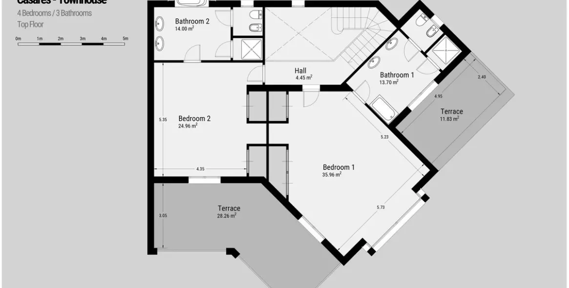 Sale of detached villa in Casares Playa 44