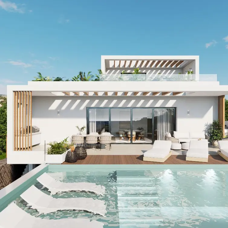 Продажа  отдельно стоящей виллы в Casares Playa