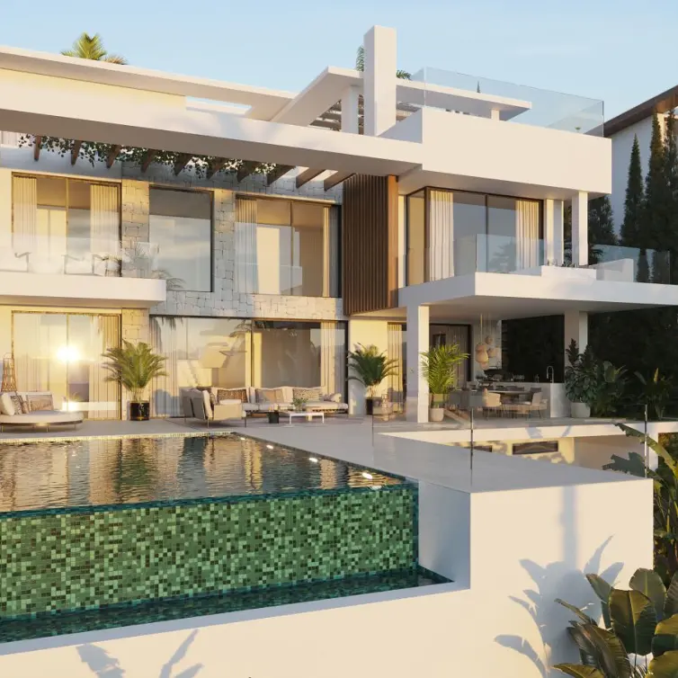 Venta de villa independiente en Estepona