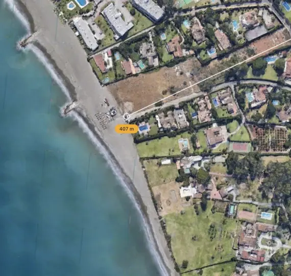 Venta de parcela residencial en Guadalmina Baja