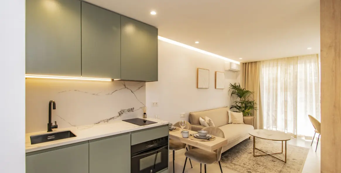 Short-term rent of middle floor apartment in Marbella 1