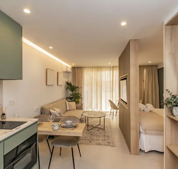 Short-term rent of middle floor apartment in Marbella