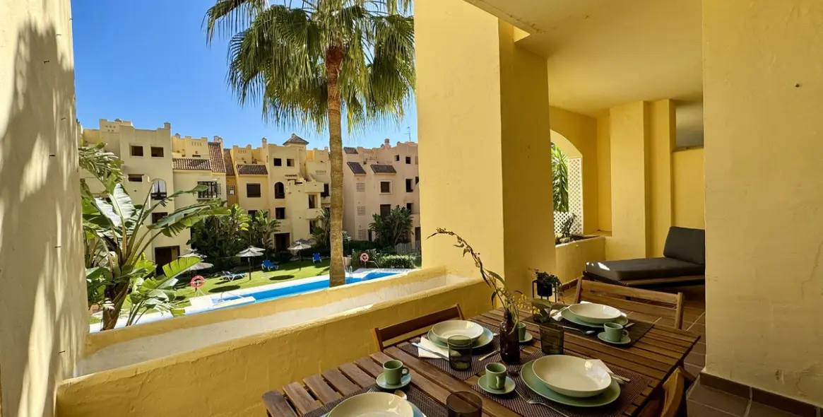 Short-term rent of ground floor apartment in La Duquesa 2