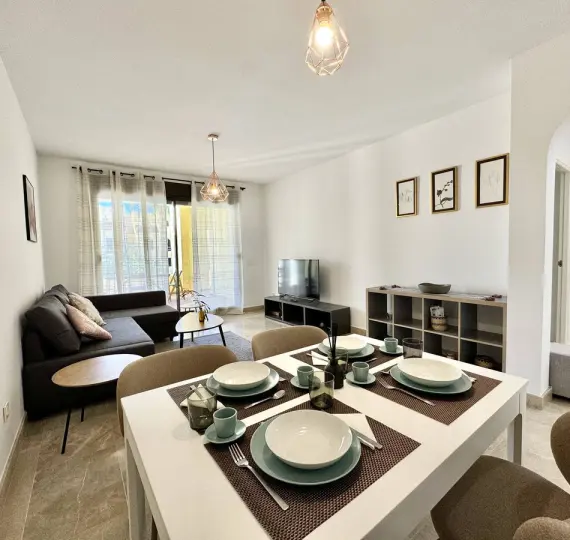 Short-term rent of ground floor apartment in La Duquesa