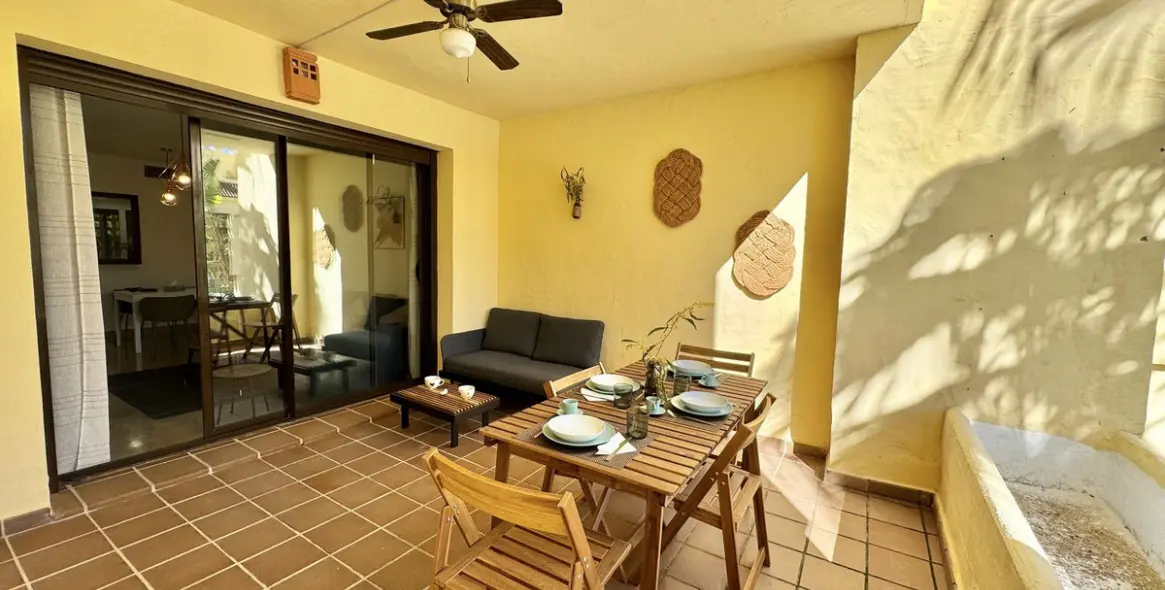 Short-term rent of ground floor apartment in La Duquesa 17