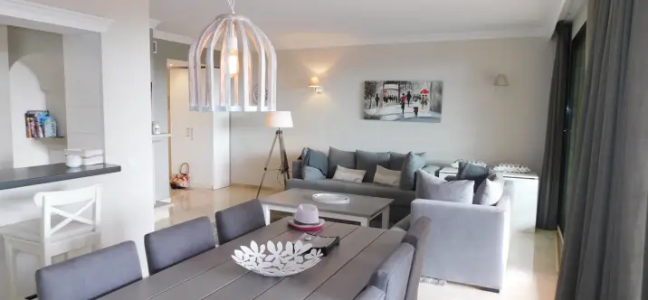 Short-term rent of ground floor apartment in Elviria 2