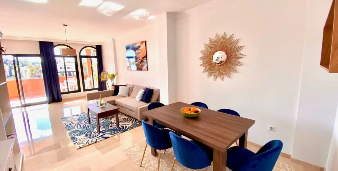 Short-term rent of middle floor apartment in Elviria 11