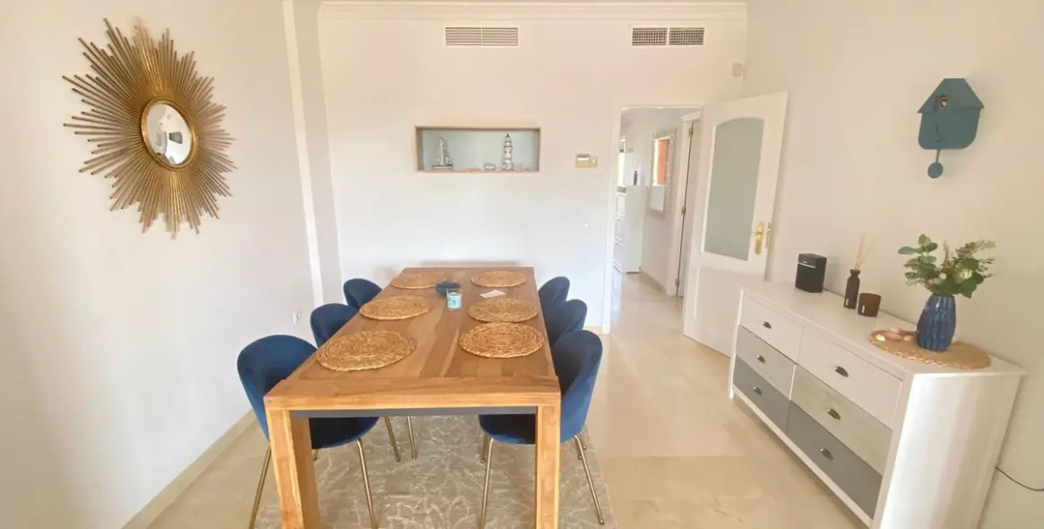 Short-term rent of middle floor apartment in Elviria 18