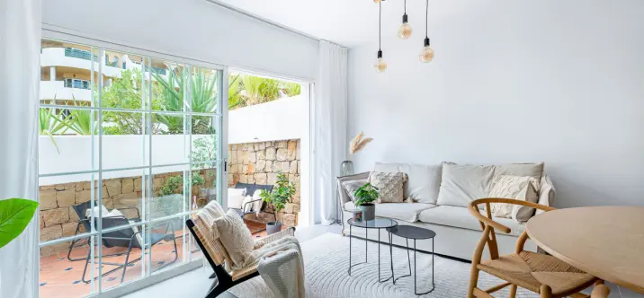 Short-term rent of middle floor apartment in Nueva Andalucía 1