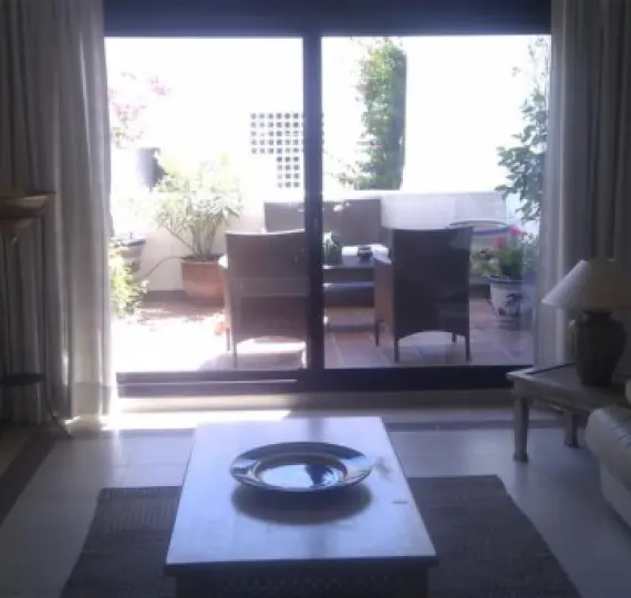 Short-term rent of ground floor apartment in Nueva Andalucía