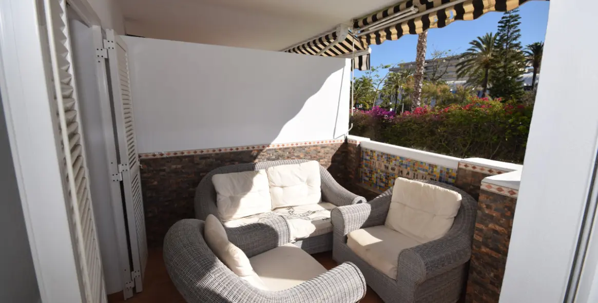 Short-term rent of ground floor apartment in Puerto Banús 3