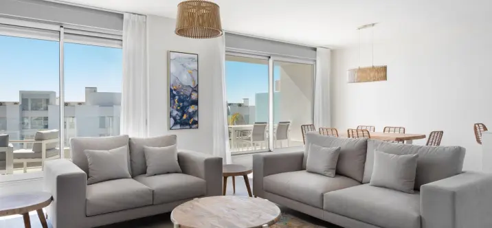 Short-term rent of middle floor apartment in Cancelada 1