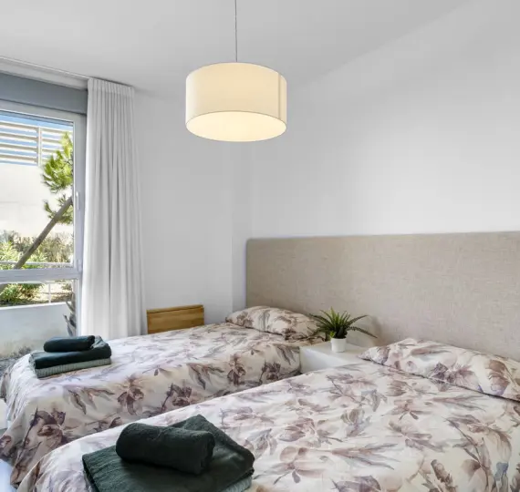 Short-term rent of middle floor apartment in Cancelada