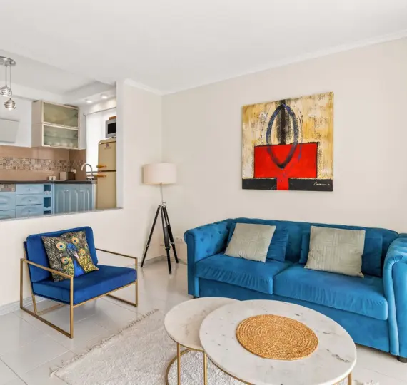 Short-term rent of middle floor apartment in Riviera del Sol
