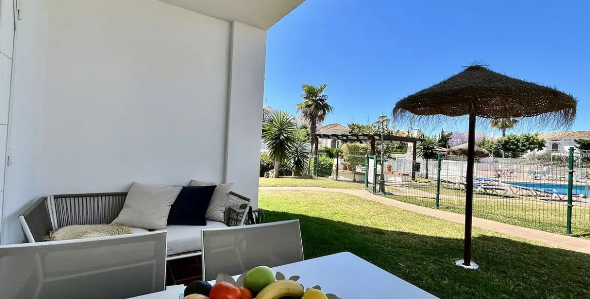 Short-term rent of ground floor apartment in Riviera del Sol 1